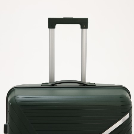 Big suitcase 28 ", lightning department, code castle, 4 wheels, green color-4