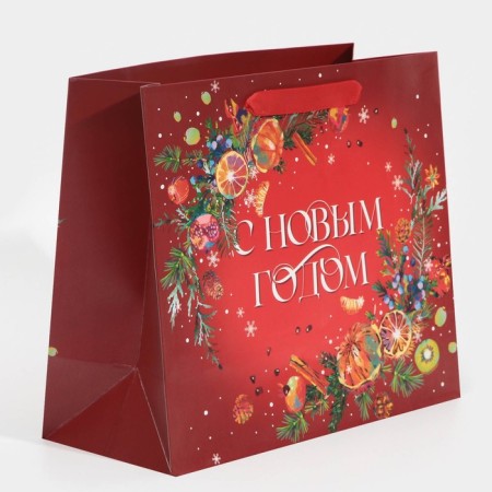 Laminated horizontal “New Year” laminate, ML 27 x 23 x 11.5 cm, New Year-2