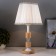 Arisa table lamp E27 40W white 25x25x42.5 cm Risalux
