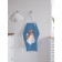Apron kitchen with a photo print "Business dog", adjustable, size OS