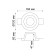 YESO lamp, 50 W, GU10, white color, D = 122mm