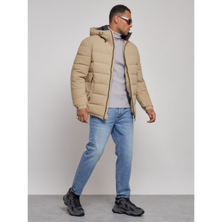 Sports male winter, size 58, beige color-2