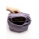 Gobo bag female, eco -leather, safenta purple, 32x13x21 cm