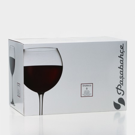 Set of glass glasses for the wine Enoteca, 630 ml, 6 pcs-6