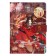 Gift notebook, A6+, 132 sheets, color block, with a stream on a magnet, PVC cover, "Anime", mix