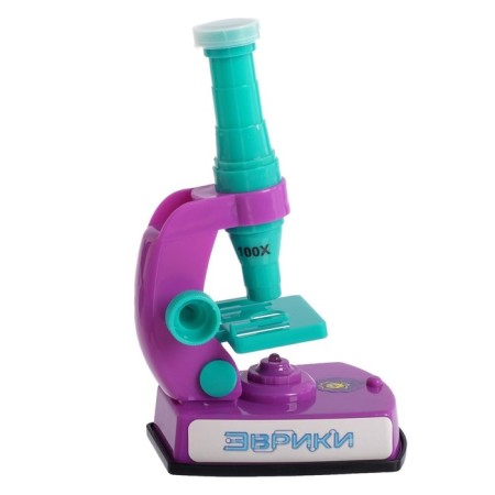 Microscope "Eurysics" with light effects and interchangeable lenses-1