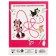 Color paper, A4, 16 sheets, 16 colors, non -stated, bilateral, on paper, 48 g/m², Minnie Mouse