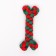 Cable toy "New Year's bone", up to 15 cm, up to 60 g, green/red