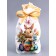 Polyethylene gift package "Hare with flowers", with ties, 15*23cm