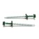 Roofing screws 4.8x70 mm, Ral6005 Color green, 100 pcs.