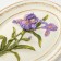 Panel Interior Polystone "Irises" 18x2x23 cm