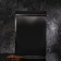 Eight -shirt package with lateral folds, 20 x 30 x 4 cm, black