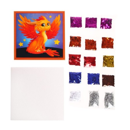 Application with sequins "Dragon"-3