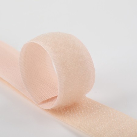 Velcro, 20 mm × 25 ± 1 m, beige color-3