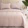 Sofi de Marko "Adonis" bedspread, size 230x250 cm, powder color