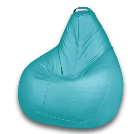 The pear-pear chair is positive, size l, diameter 80 cm, height 100 cm, artificial leather, turquoise color