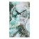 Carty clock is wall-mounted, interior "green marble", 35 x 60 cm, on canvas, silent