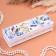 Casket "Butterfly and Roses", white, 23 x 7.5 x 5 cm, triple, lacquer miniature