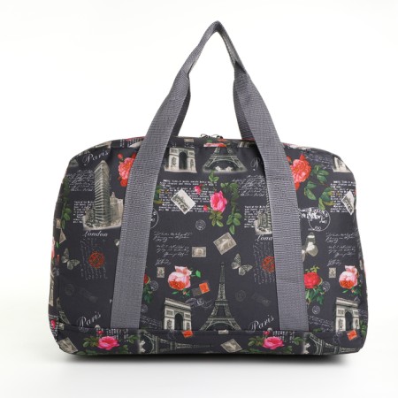 Road bag with lightning, external pocket, gray color-1