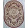 Ovalnaya carpet Genova 38388, size 230x160 cm