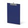 A tablet with A4 clamp, 2 mm, Erichkrause Standard, cardboard/boumvinyl, blue (clipboard)