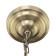 Suspended Citilux “Ingvar” CL334263, 47.5x47.5x45 cm, 6x60W, E14, brown color