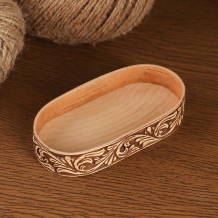Set for spices "Moth" Sol-Peretz, 3Pr. Memorial 4.5x9cm, birch bark-7
