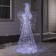 LED figure "Angel" 65 × 140 × 65 cm, metal, 31 V, flicker, glow warm white