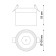 Lamp-Opot built-in LED Groda IP20 LED 15W 4000k 1300lm