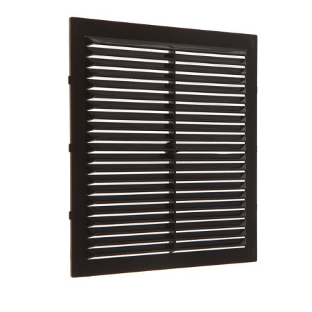 Ventilation grate "Cosmetic" luxury L194KR, 194x194mm, with a grid, indescribable, brown-1