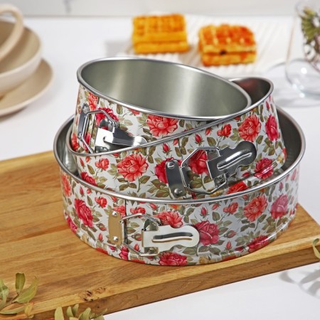 A set of baking forms “Rosary”, 3 subjects: D = 17/24 cm, removable bottom