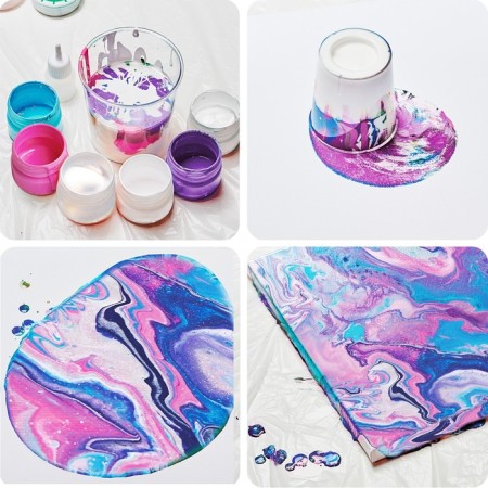 Fluid art set "Planet Pandora"-1