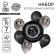 Bouquet of balls “Real man”, latex, foil, set: 7 pcs., Mix