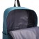Young backpack from textiles on a zipper, waterproof, 4 pockets, green color