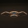 Chandelier with PDU 1145/4CF LED 108W 3000-6000k+Basher Coffee base 78x50x9 cm Bayerlux 52507