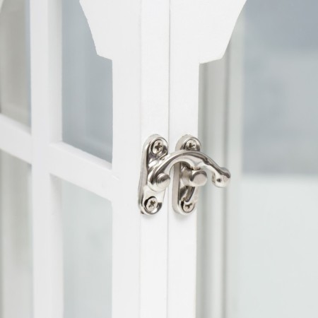 Climbing tree "Lantern - the veranda of the arch" White and silver set 2 pcs 36x14x14, 52x20x20 cm-2