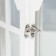 Climbing tree "Lantern - the veranda of the arch" White and silver set 2 pcs 36x14x14, 52x20x20 cm