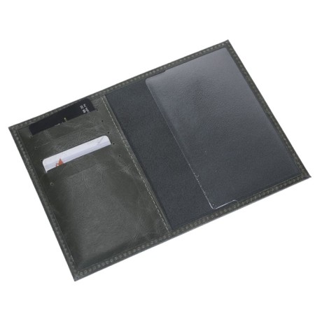 Cover for passport+cards, b/s, size 13.8x19.4 cm, color green dark pool-up-1