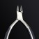 Pedicure nippers “Premium”, hidden spring, rubberized handles, 12.3 cm, blade length - 13 mm, silver/gray color