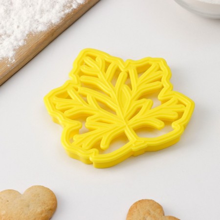 Books Form "leaflet", cutting, stamp, yellow color-1