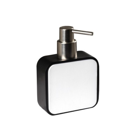 Soap dispenser, 14.5x10x5 cm, black and white