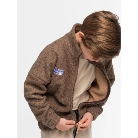 Children's sweatshirt Amarobaby Lamb, height 128 cm, cocoa color-8