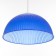 Bayerlux suspension Bayerlux "Wave" E27 15W blue 40x40x18 (+60) cm