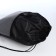 Bag for shoes on the lace, black color