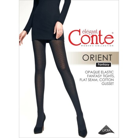 Women's tights Fantasy Orient, size 3, color Nero-1
