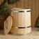 Chan for water 45l. Cedar, with a lid