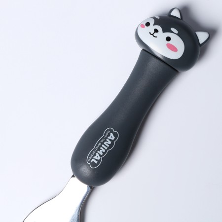 A set of children's cutlery in the case "Puppy", fork, spoon-5