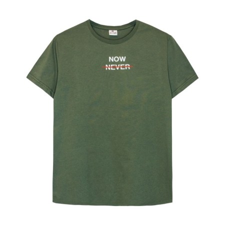Male T -shirt, size 56, khaki color-3