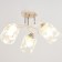 Chandelier gallop 880531 3x60W E27 white matte/chrome