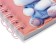 Notebook Gift Book on the crest 80l, line, color block, PVC cover 3D Bear (10x10.5cm) 10539